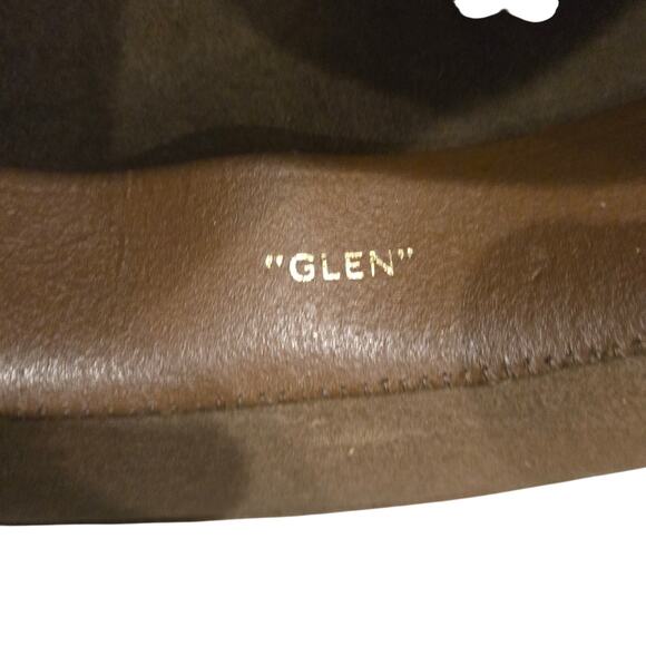 Bailey Mens Vintage Glen Crushable Furlite Hat Brown Wool Wide Brim Classic L - Picture 7 of 12